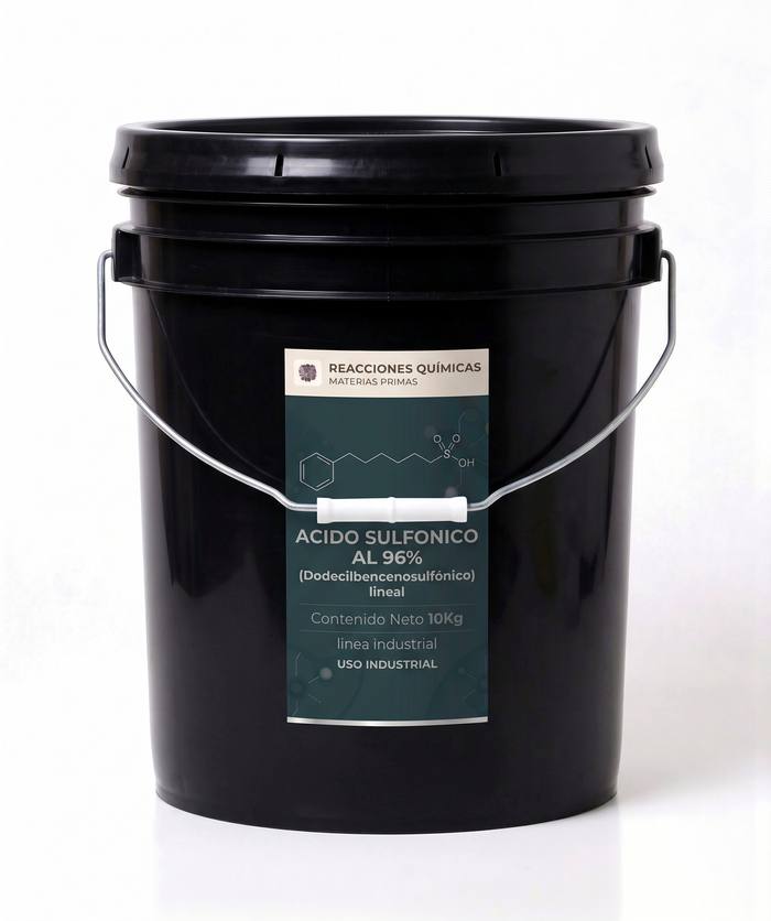 Ácido Sulfónico al 96% (Dodecilbencenosulfónico lineal) — 10 Kg