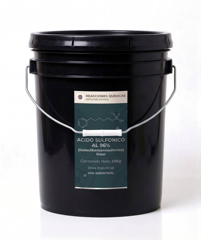 Ácido Sulfónico al 96% (Dodecilbencenosulfónico lineal) — 20 Kg