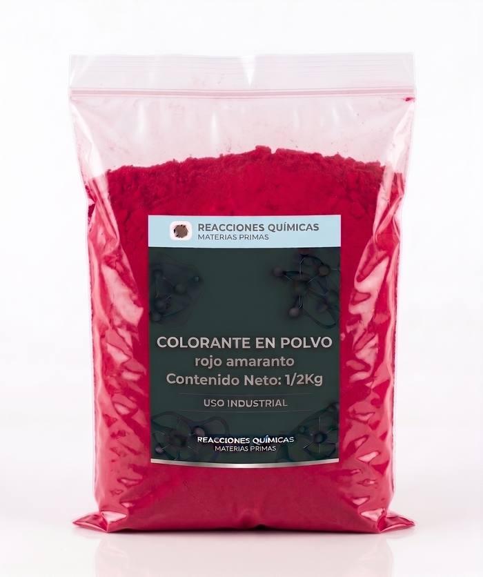 Colorante en Polvo — Rojo Amaranto — 1/2 Kg