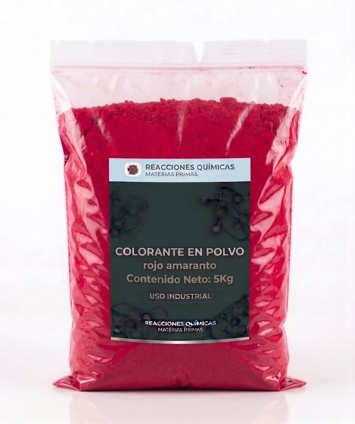 Colorante en Polvo — Rojo Amaranto — 5 Kg