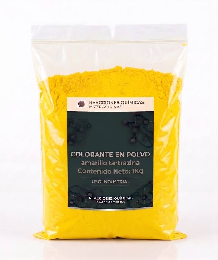 Colorante en Polvo — Amarillo Tartrazina — 1 Kg