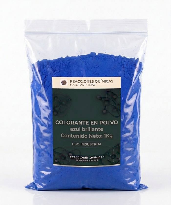 Colorante en Polvo — Azul Brillante — 1 Kg