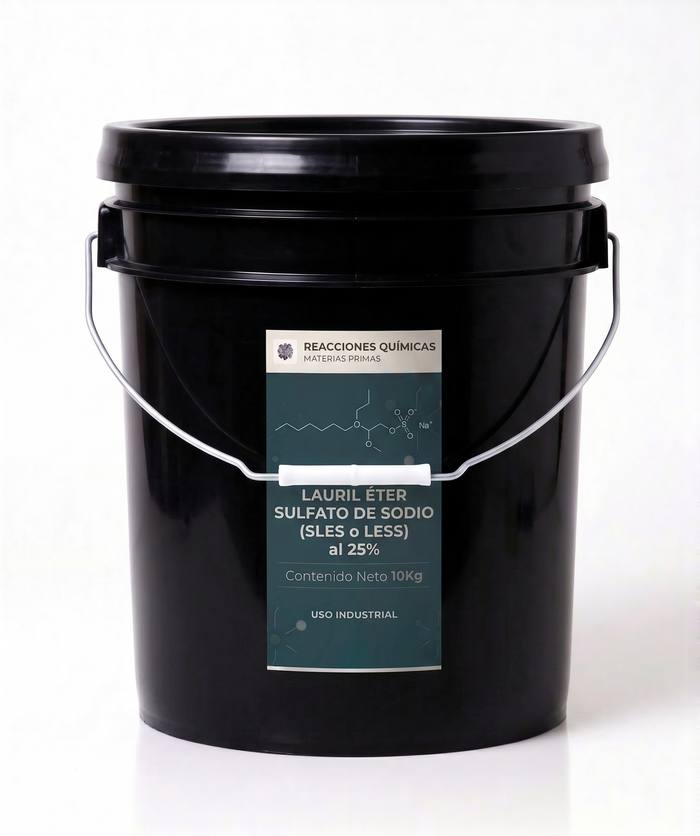 Lauril Éter Sulfato de Sodio (SLES/LESS) al 25% — 10 Kg